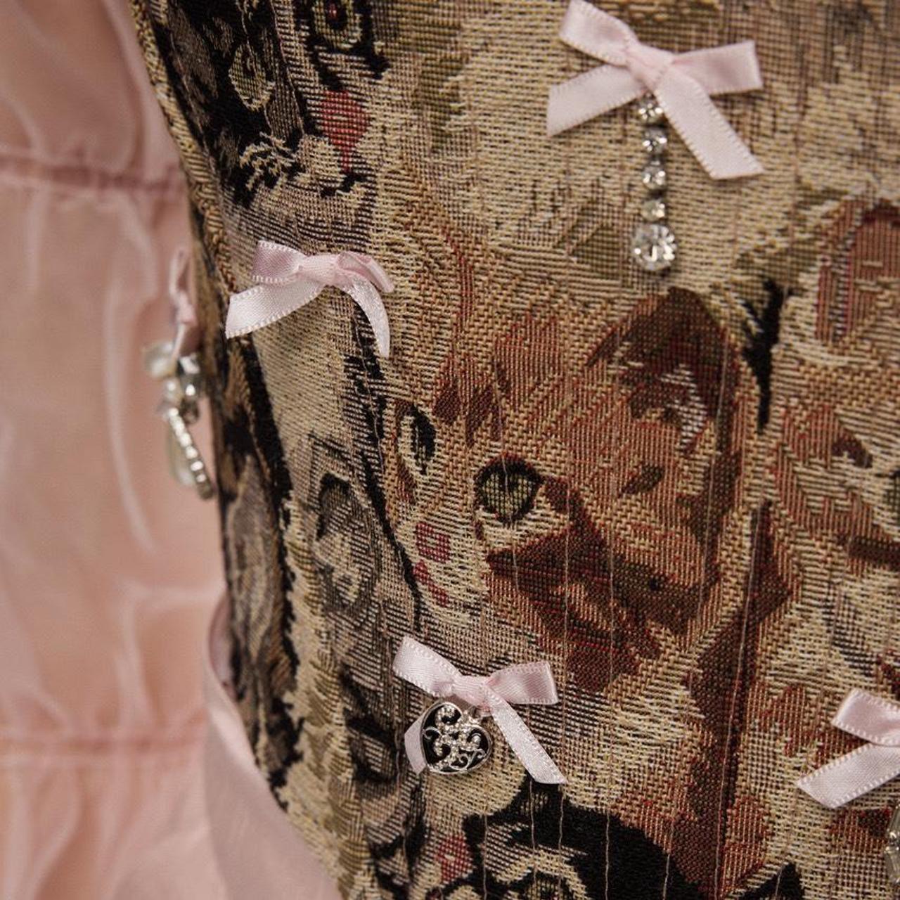 Meow! This ohsopurrfect cat corset is crafted from... Depop