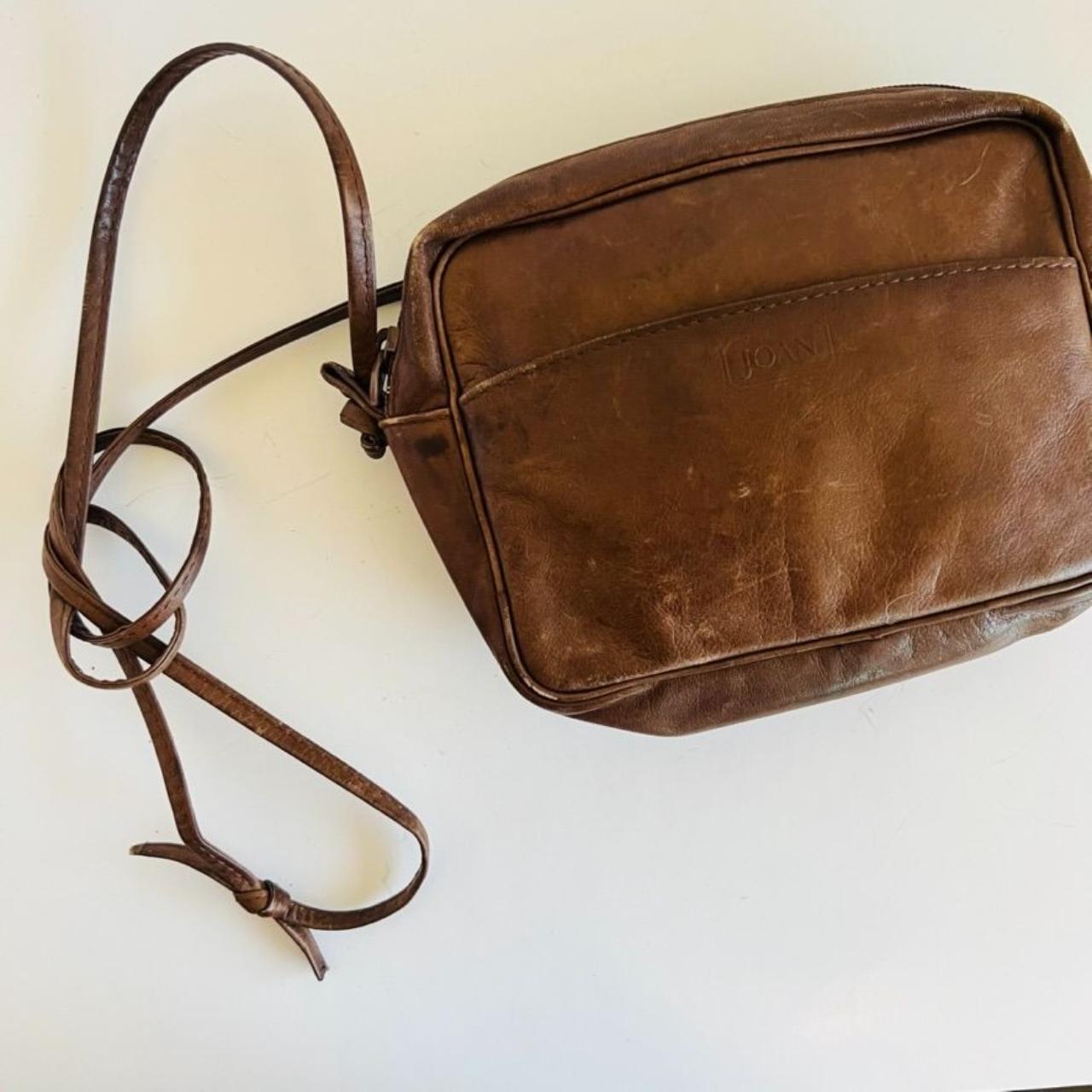 Crossbody Bags for Women - Real Leather Small Vintage Adjustable