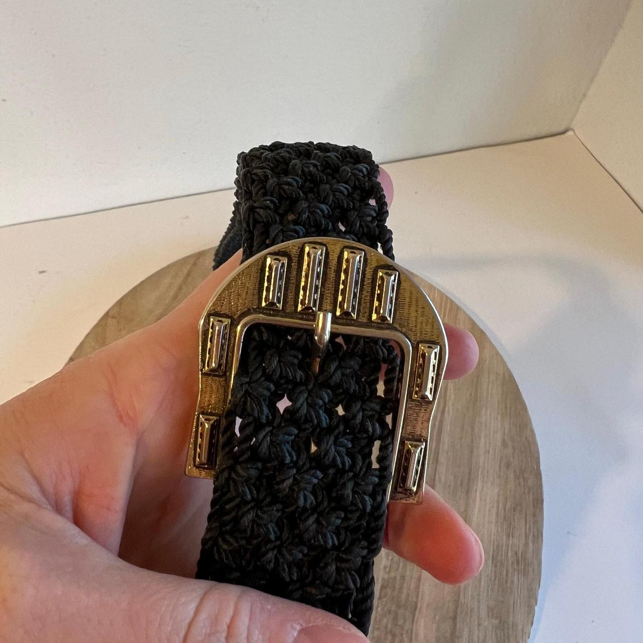 Vintage American Women's Belt - Black/Gold – Vint… - image 6