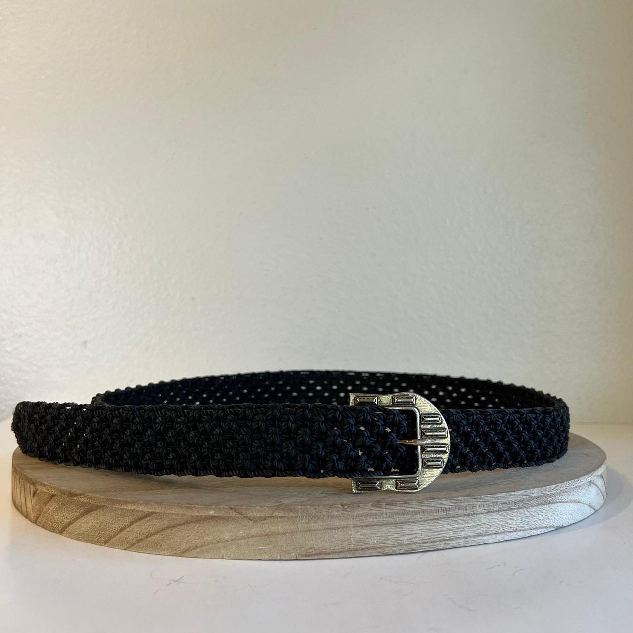 Vintage American Women's Belt - Black/Gold – Vint… - image 2