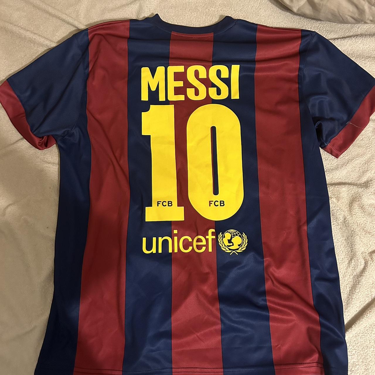 Vintage Messi FC Barcelona Jersey Home Kit 9/10... - Depop