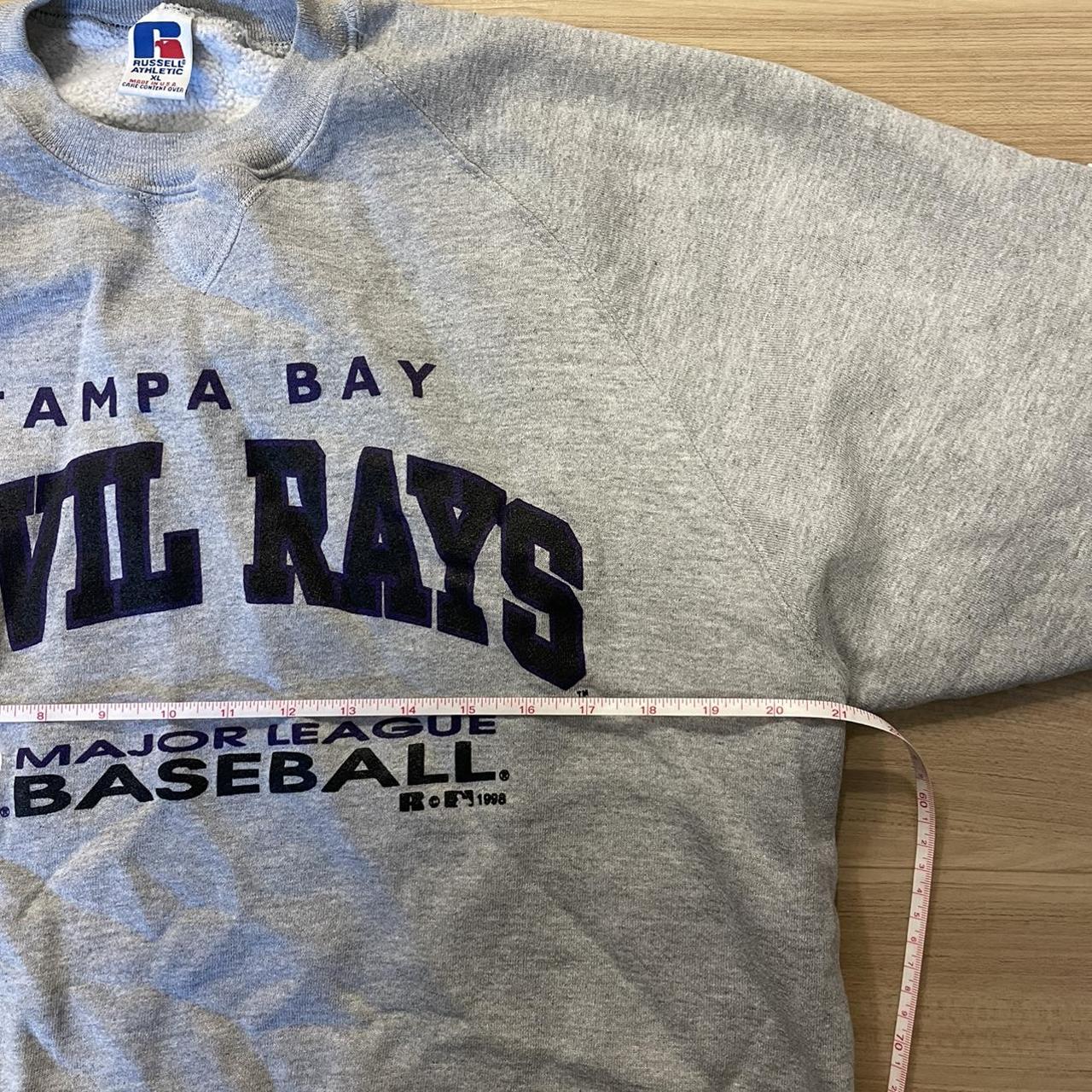 VTG Tampa Bay Rays Russell Athletic MLB Shirt Purple Men's Size XL