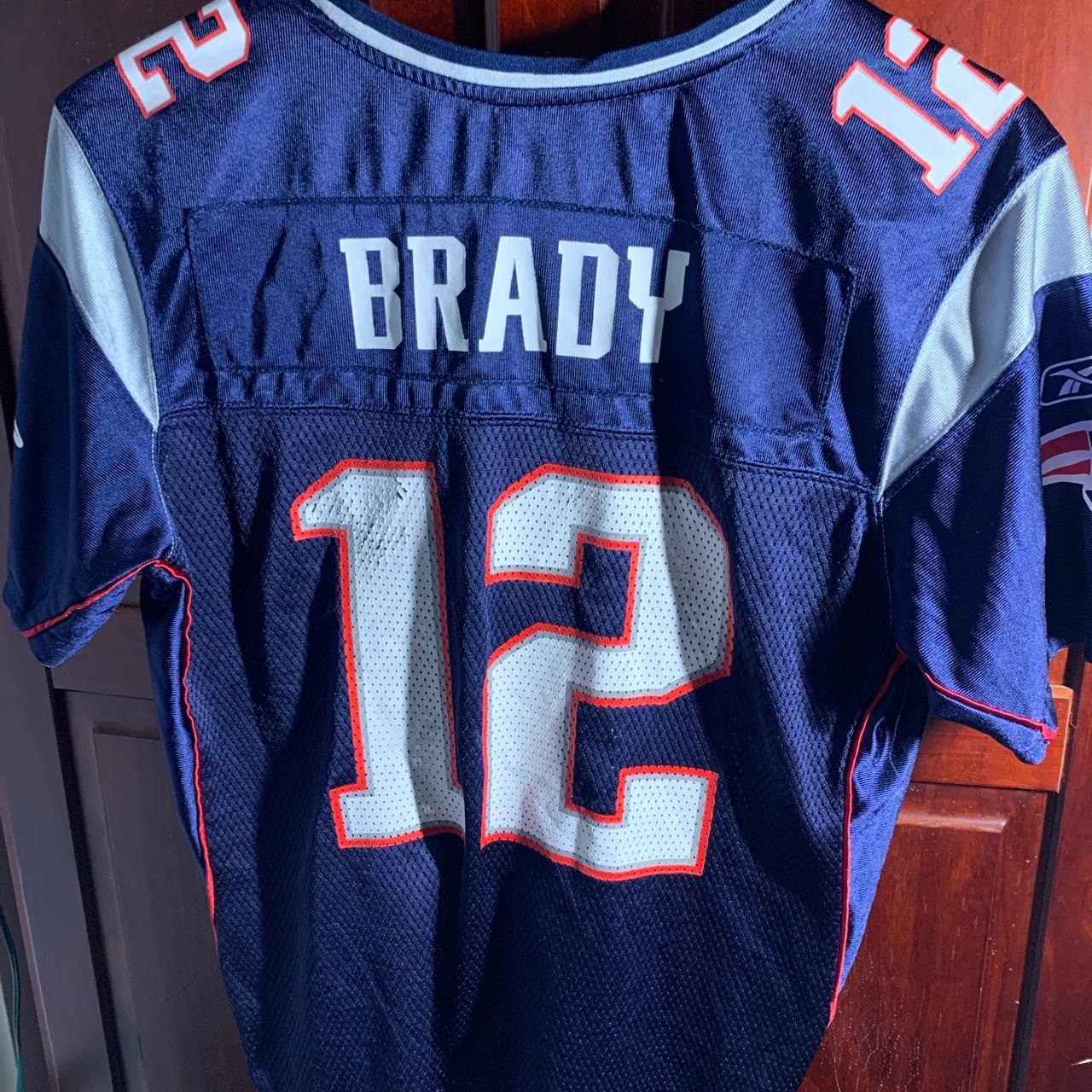 Patriots Tom Brady women's jersey size small lol - Depop