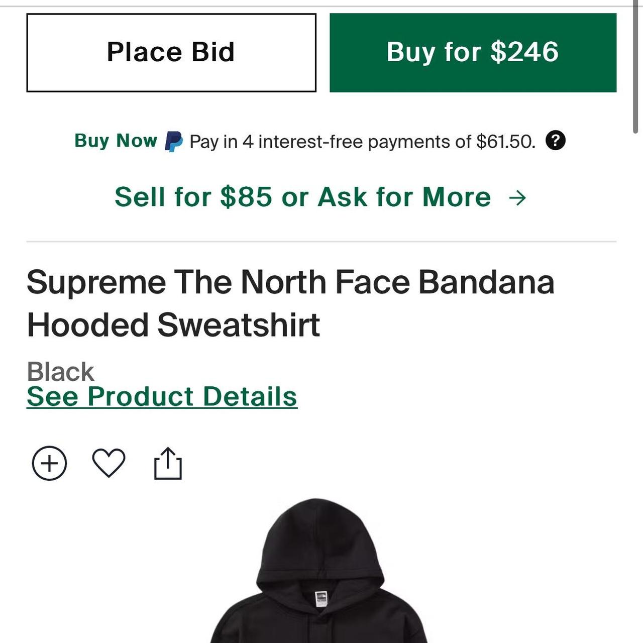 North face bandana sales hoodie for sale