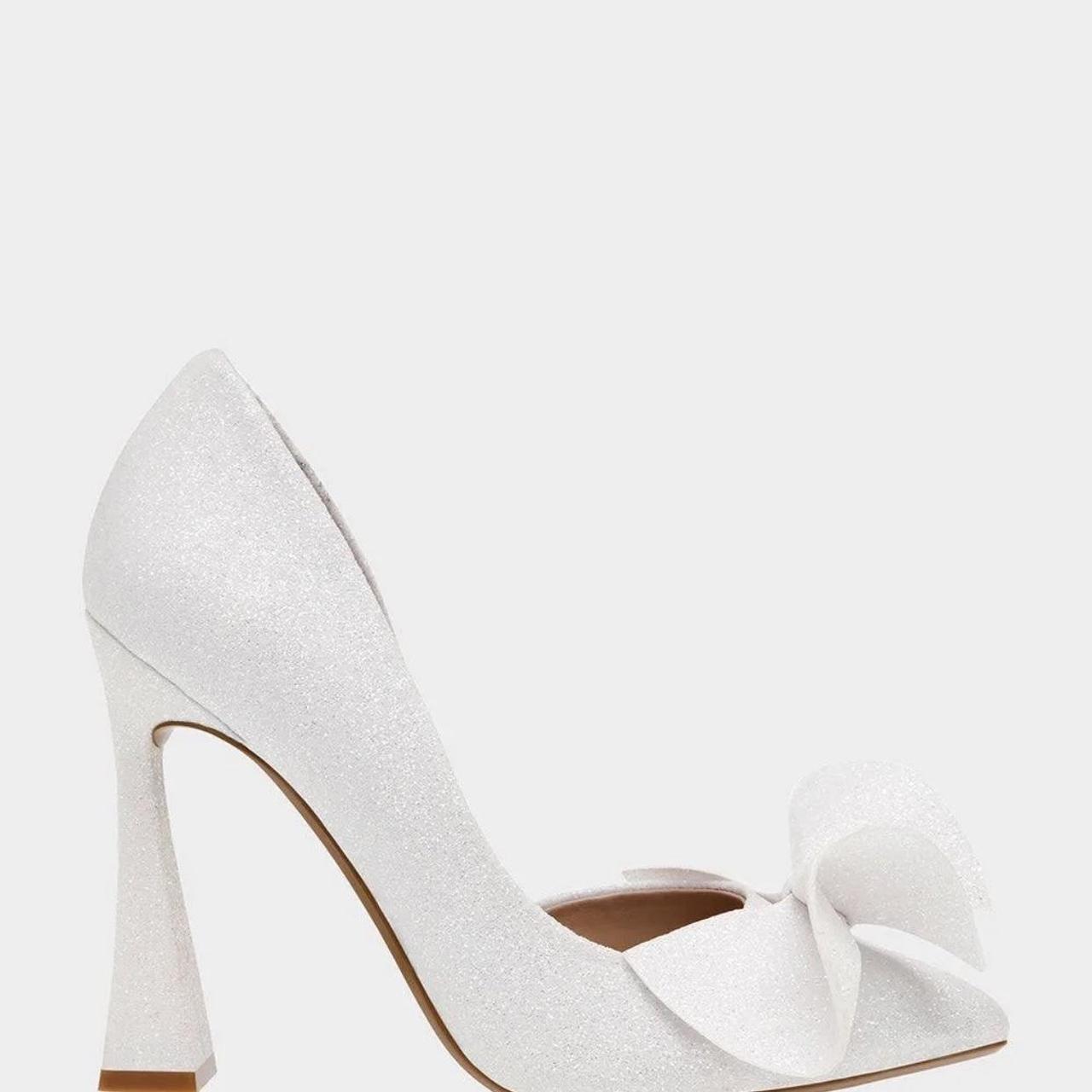 Betsey Johnson Women's White Footwear Depop