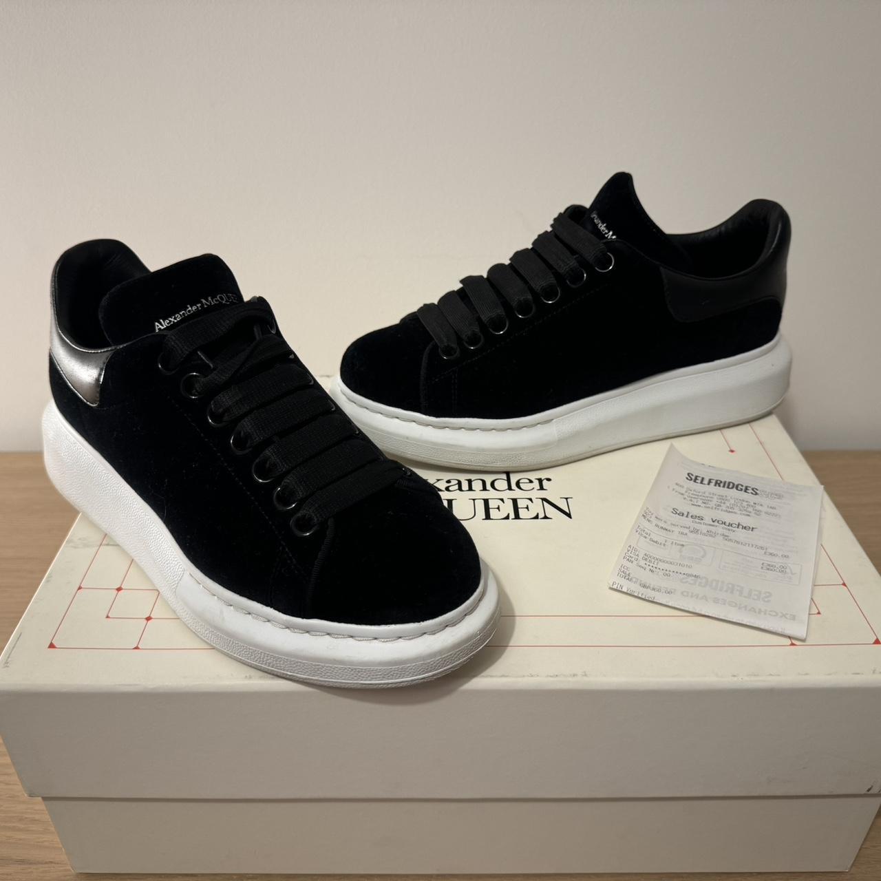 Velvet alexander mcqueen on sale trainers