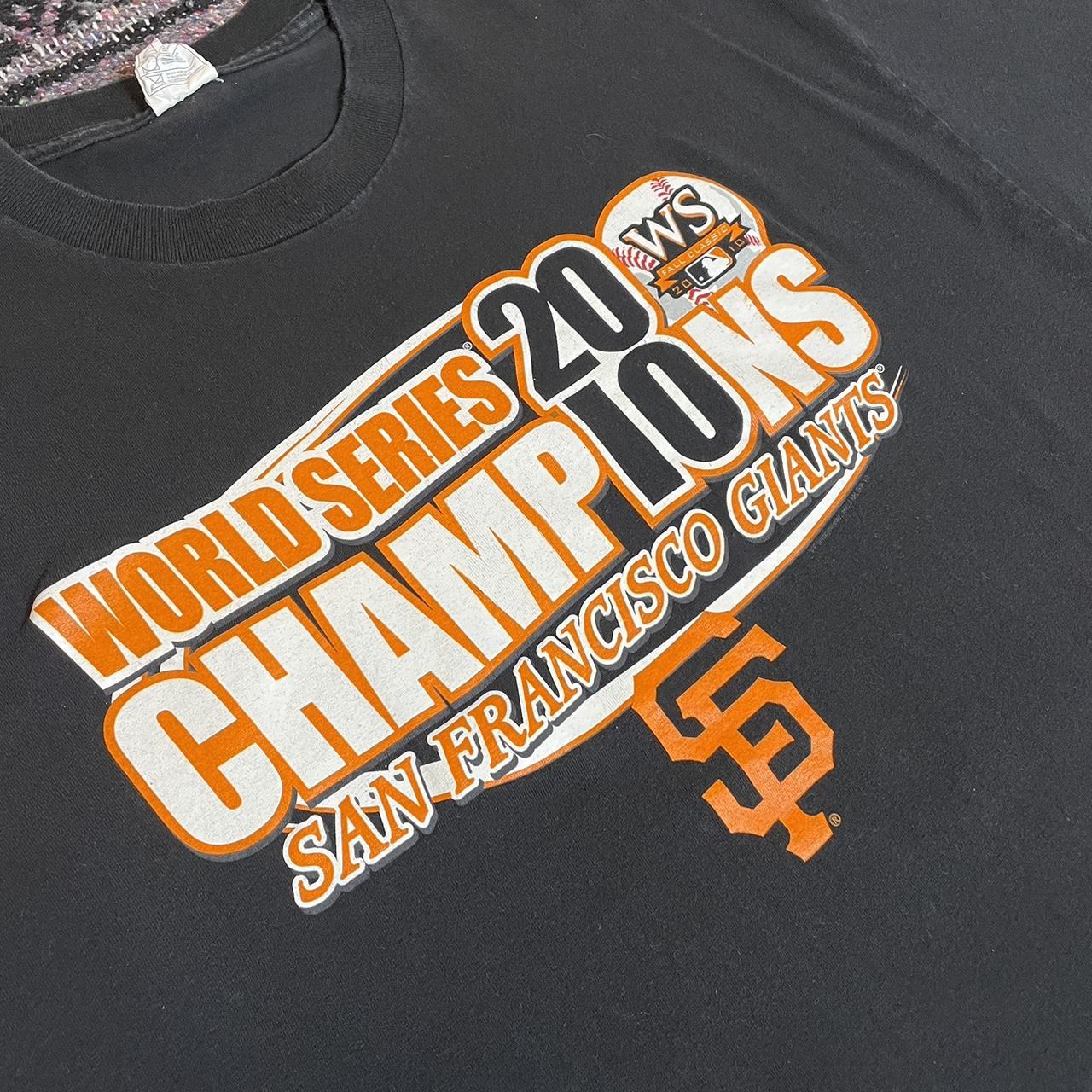 GREY VINTAGE SAN FRANCISCO GIANTS 2010 WORLD SERIES - Depop