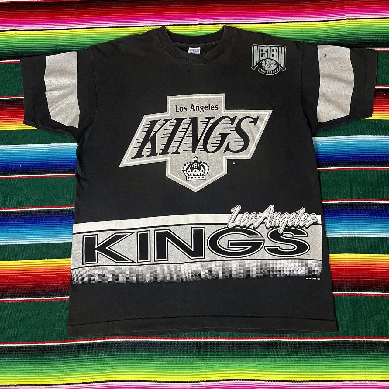 NHL LA Kings Vintage T-shirt Unisex White shirt Black shirt Tshirt