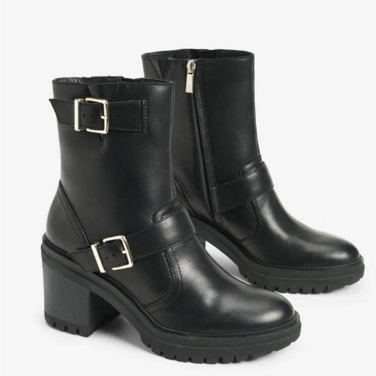 Kenneth cole buckled top up boot