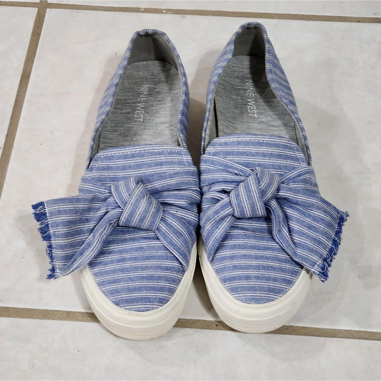 Nine west shops sneakers with bow