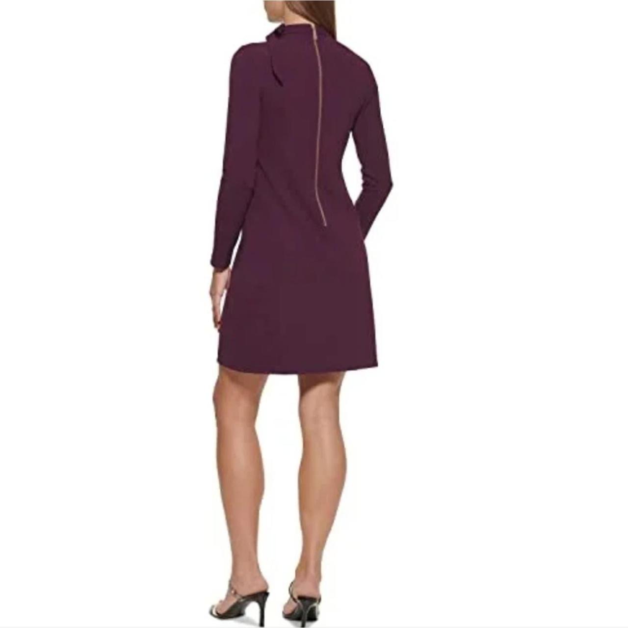 Plum calvin klein dress best sale