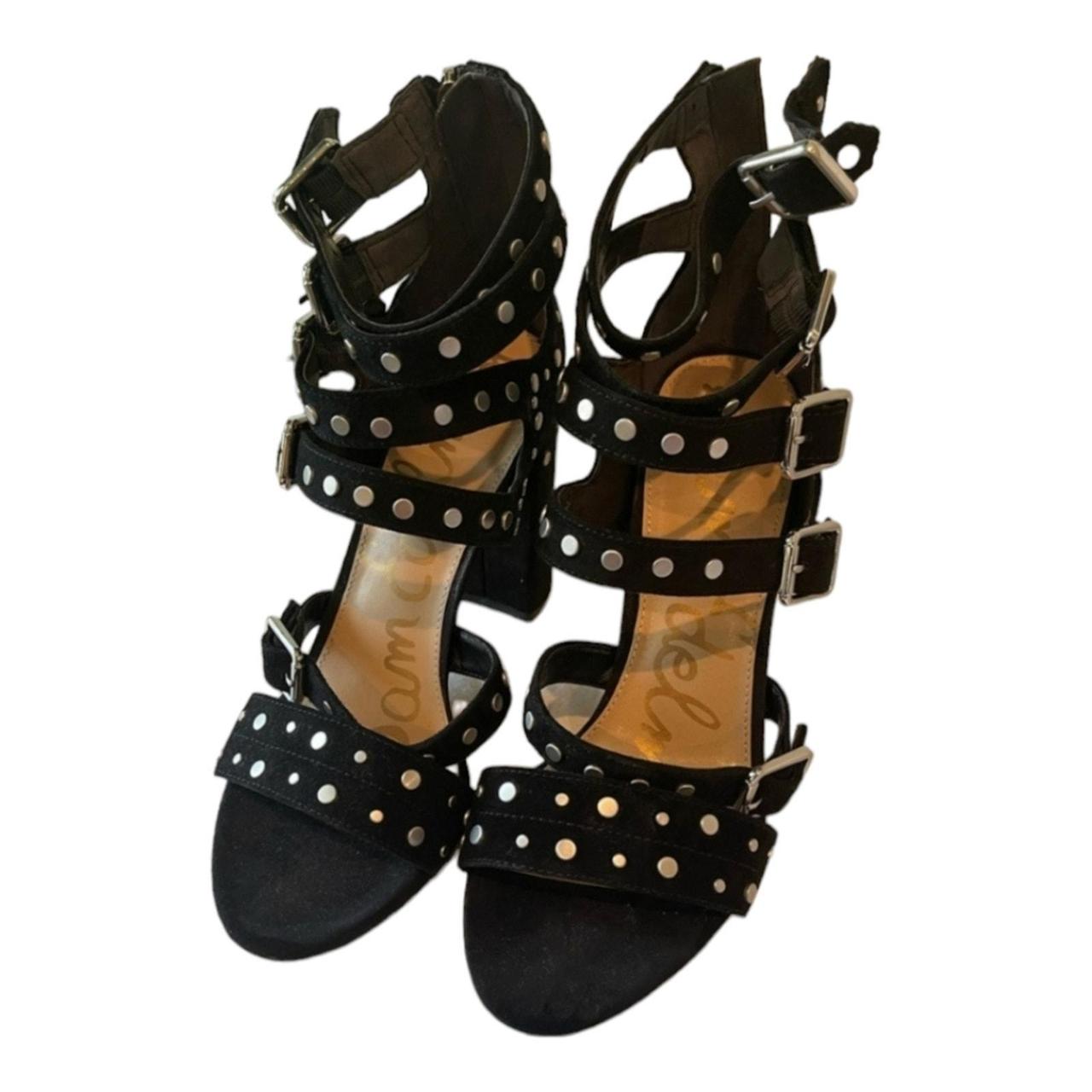 Sam Edelman Womens York Studded Suede Ankle Strap. Depop