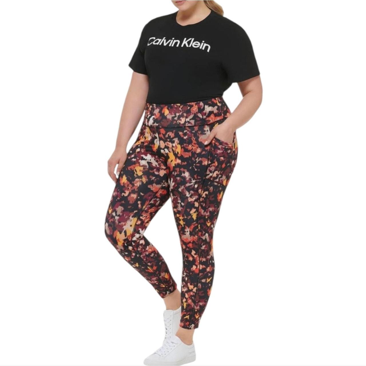 Calvin klein performance plus size leggings best sale