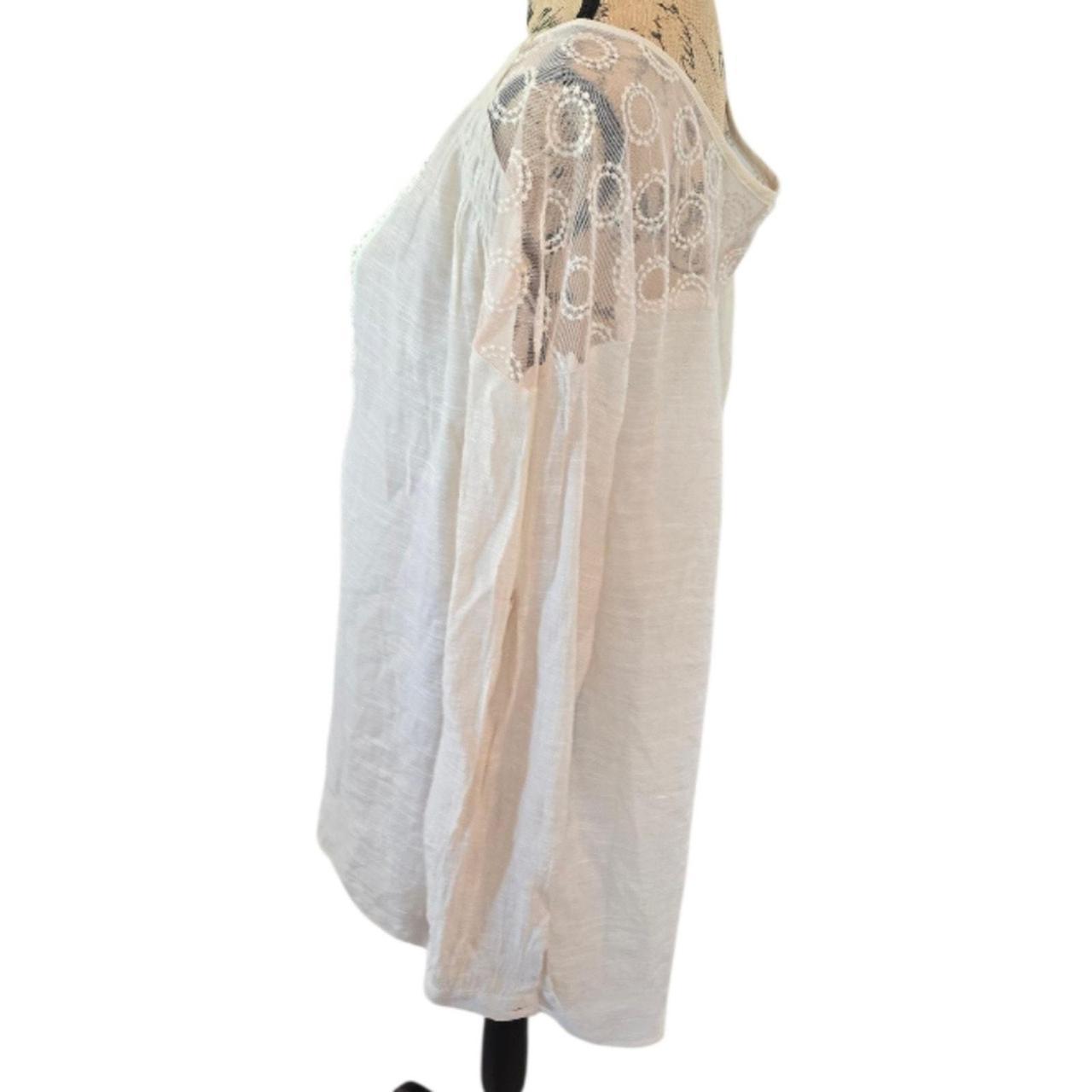 Source Unknown Women's Blouse - White/Cream - XXL… - image 4