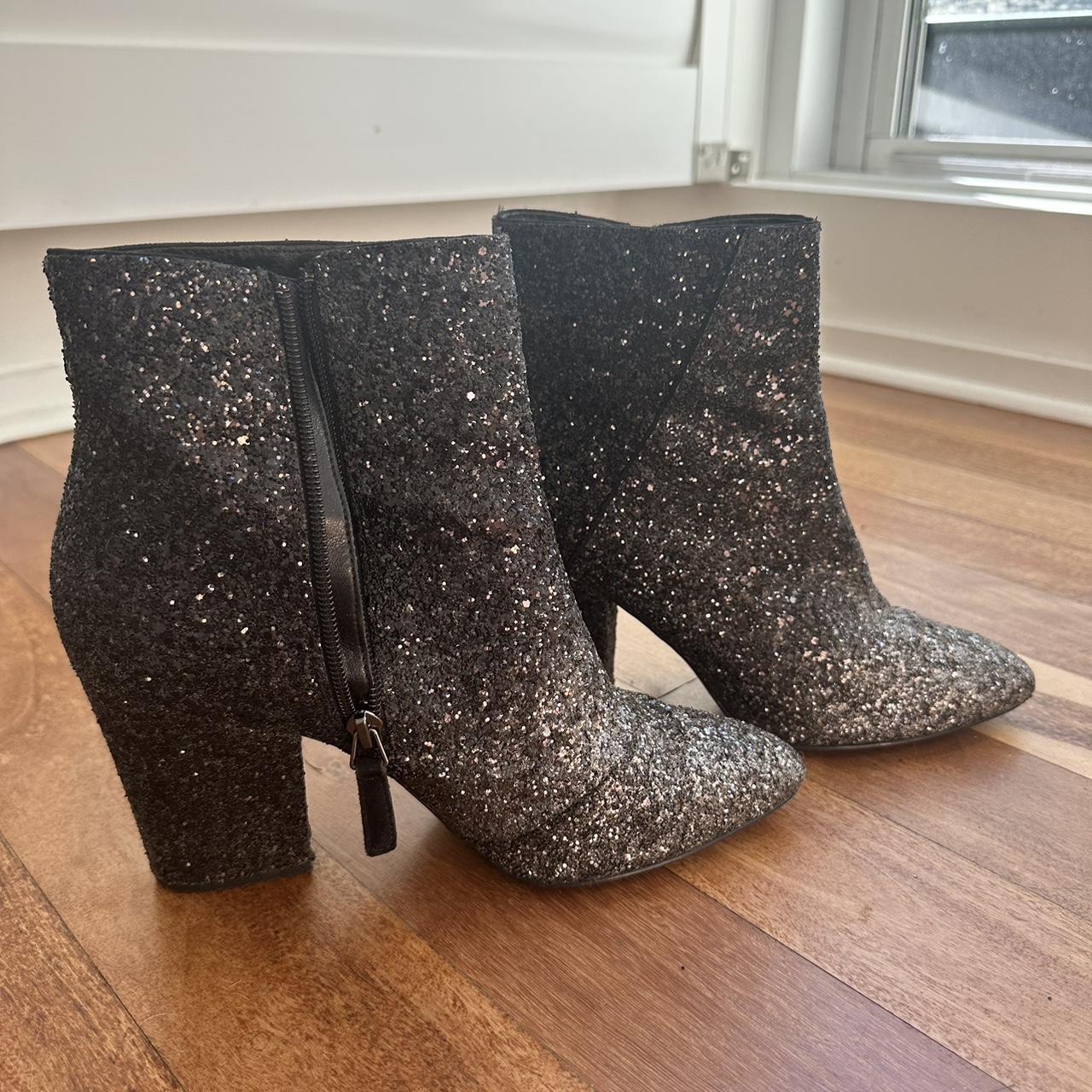 Nine west silver boots hotsell