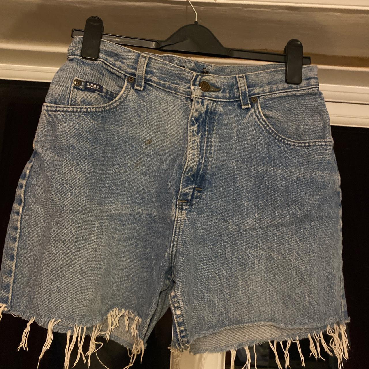 Worn, Lee Denim Shorts Size S or UK8/10 - Depop