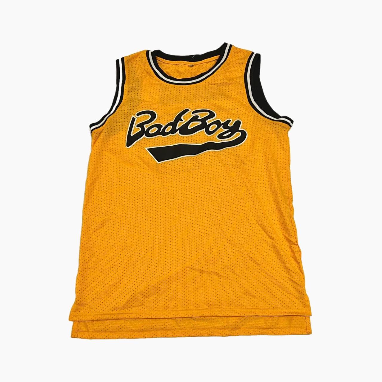 The yellow Bad Boy basketball jersey worn by The Notorious B.I.G. in his  music video Juicy