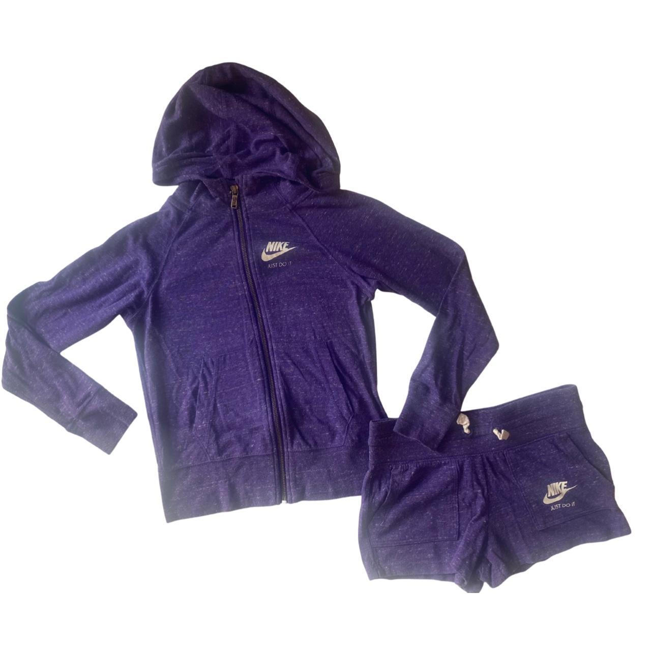 womens nike purple tracksuit