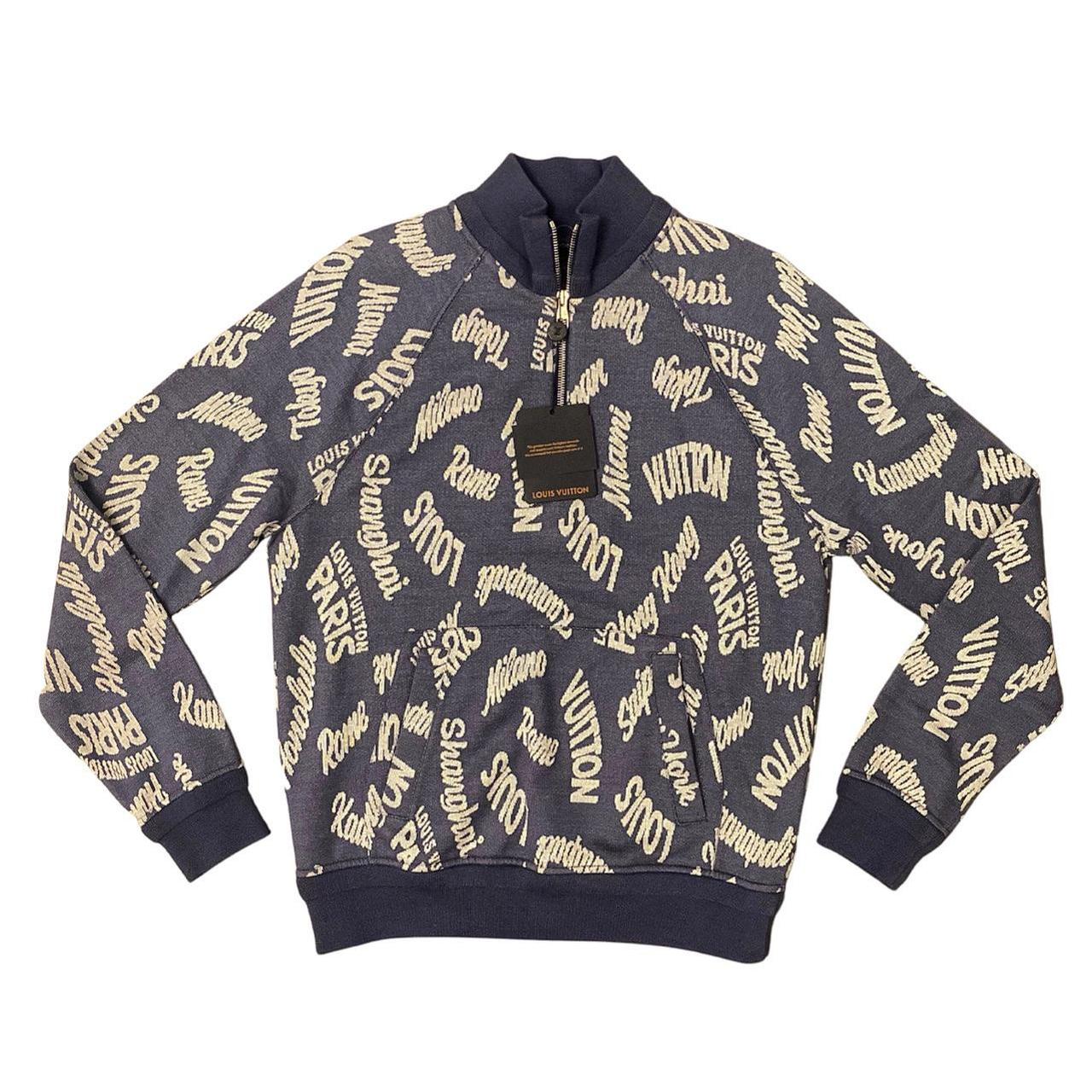 Louis Vuitton Men's Printed Zipped Sweatshirt