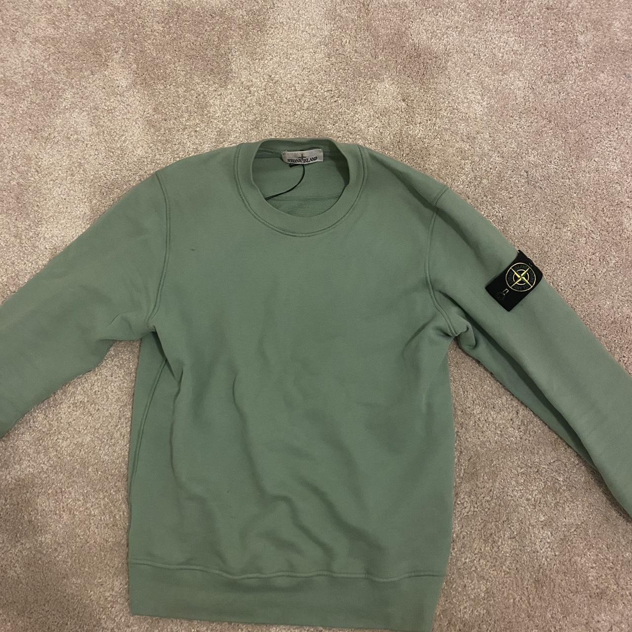 Light green stone island jumper. Size M Have only... Depop