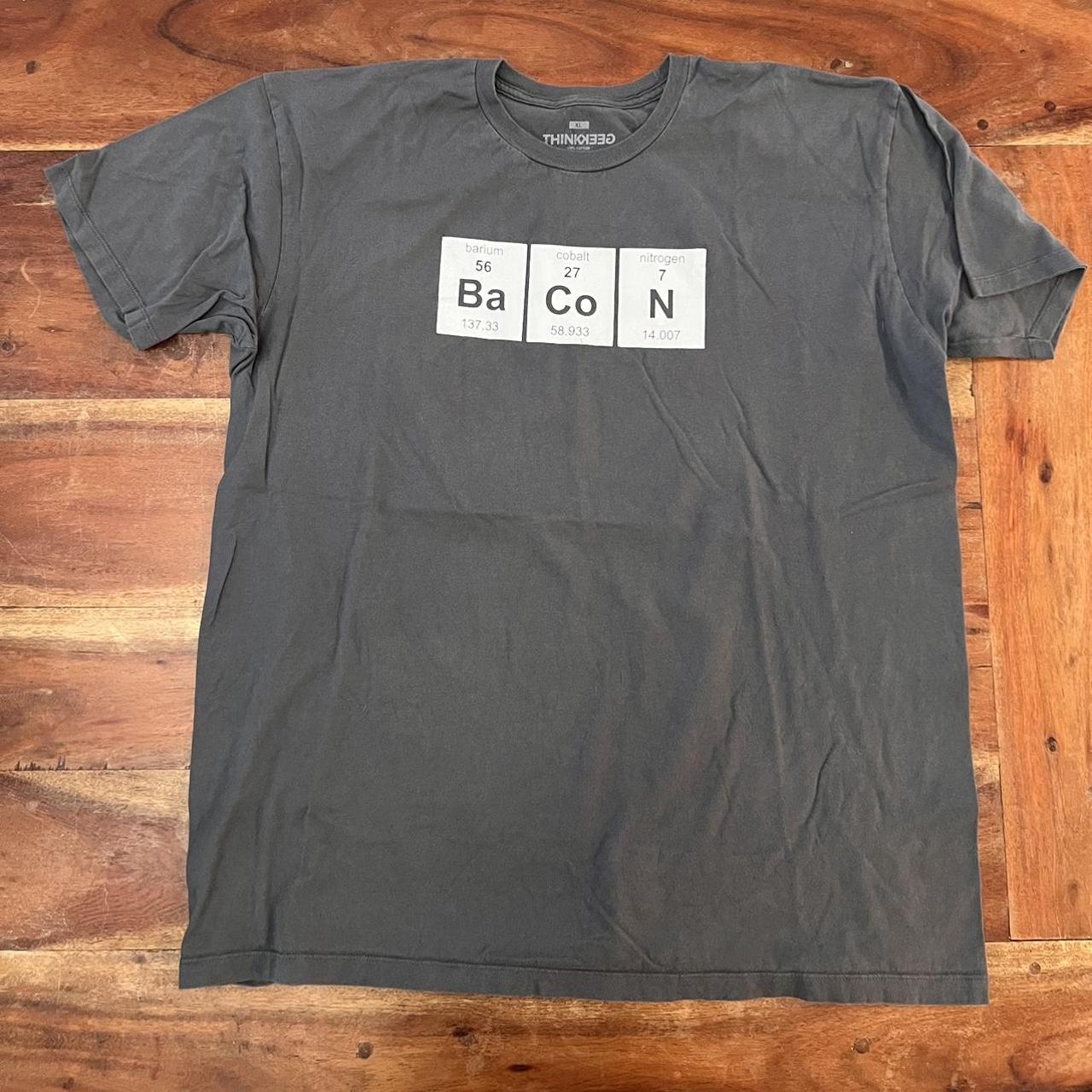 Bacon Periodic Table Of Elements T Shirt Mens Depop