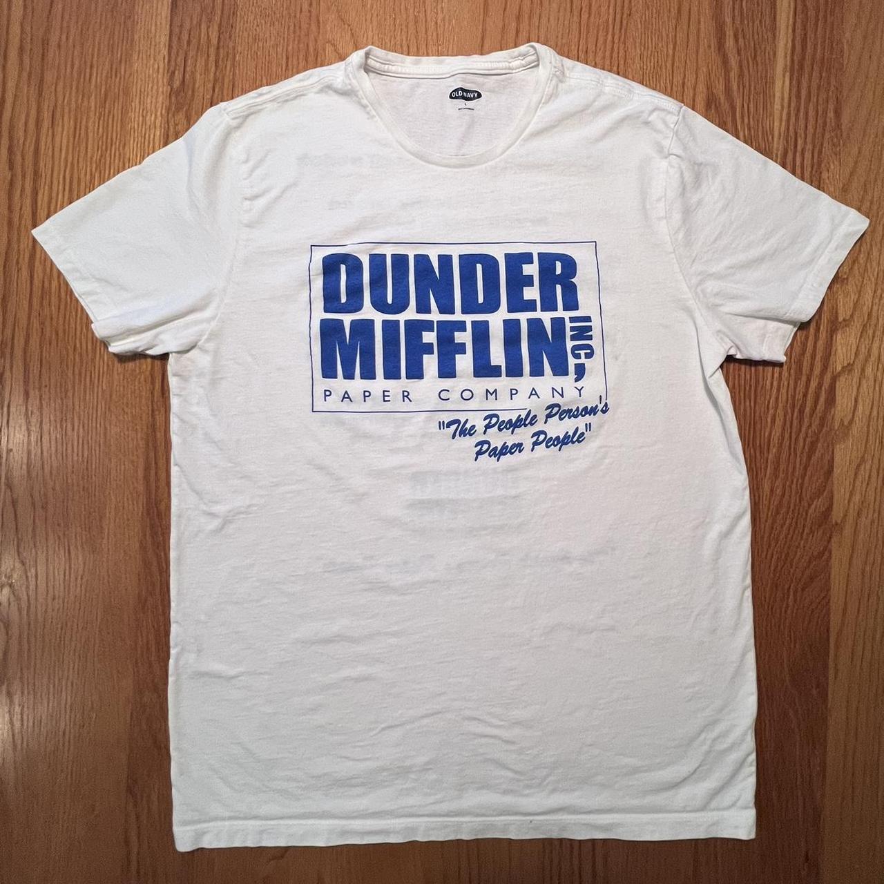 Old navy dunder mifflin hot sale shirt