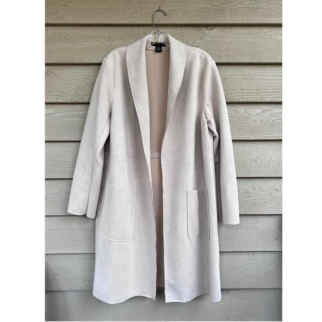 Joan vass 2024 suede trench coat