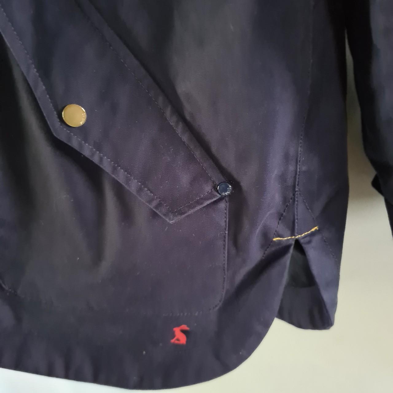 Joules Women's Navy and Blue Coat | Depop