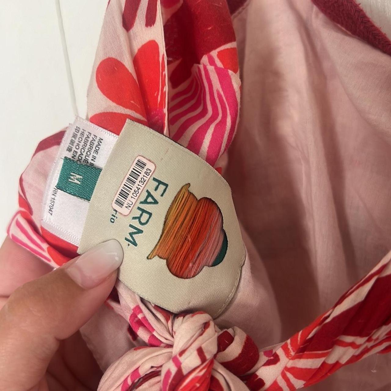 Farm Rio Women's Crop top - Red/Multi - M – FARM … - image 4