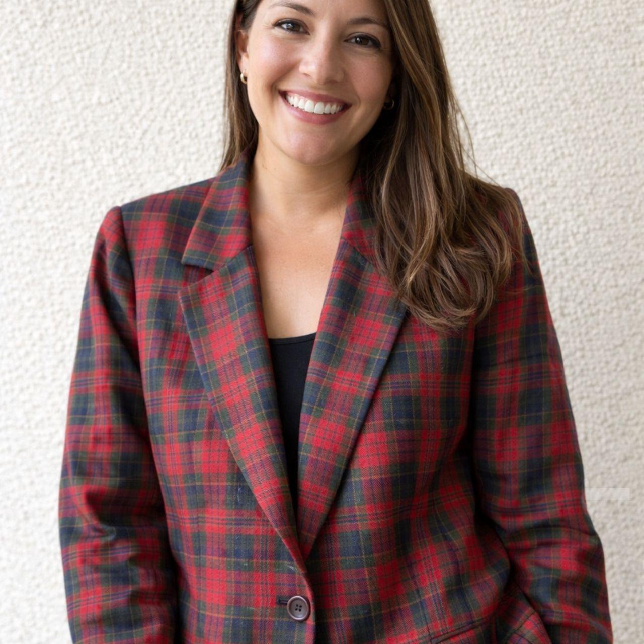 Pendleton Women's Tailored jacket - Red/Multi - 6… - image 1