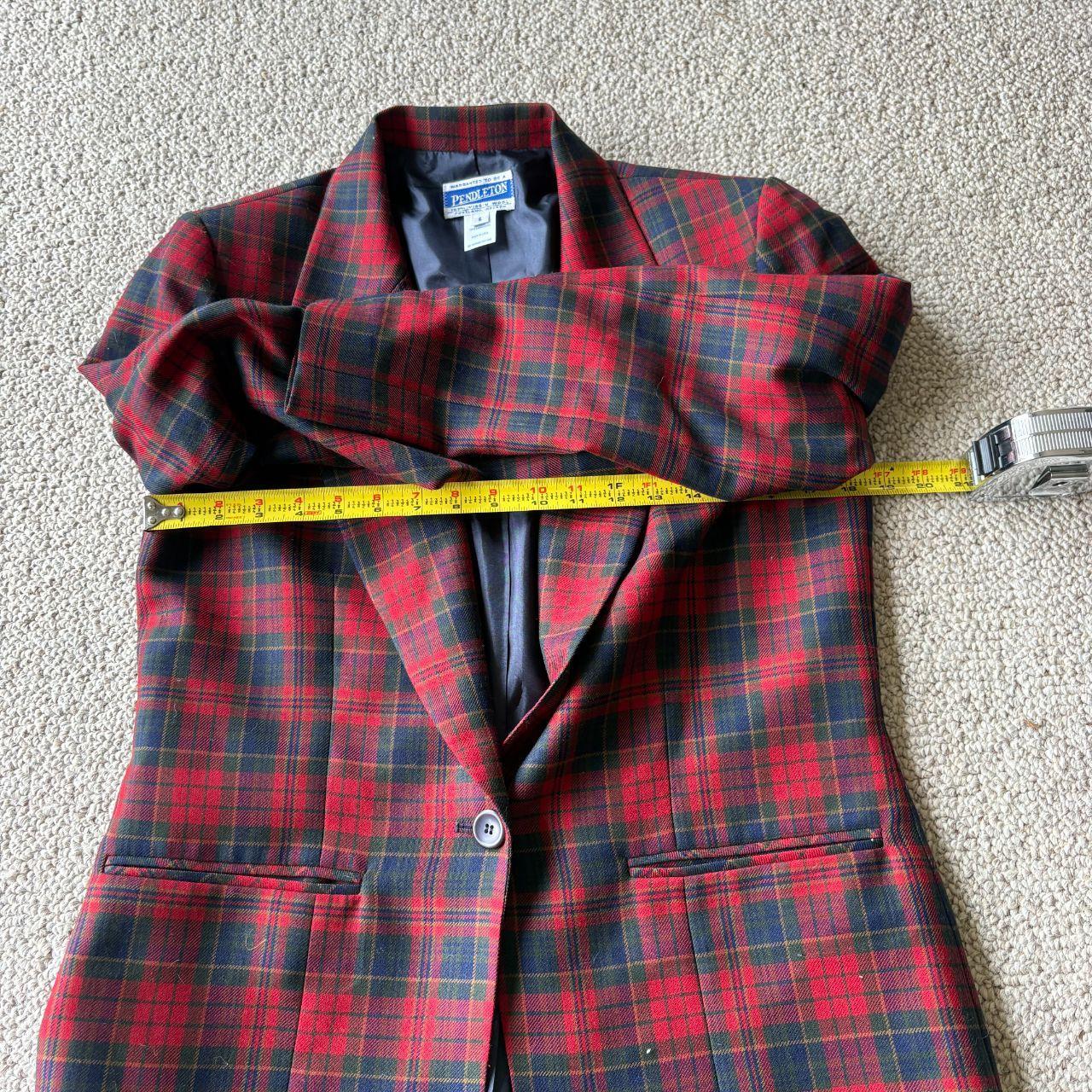 Pendleton Women's Tailored jacket - Red/Multi - 6… - image 8