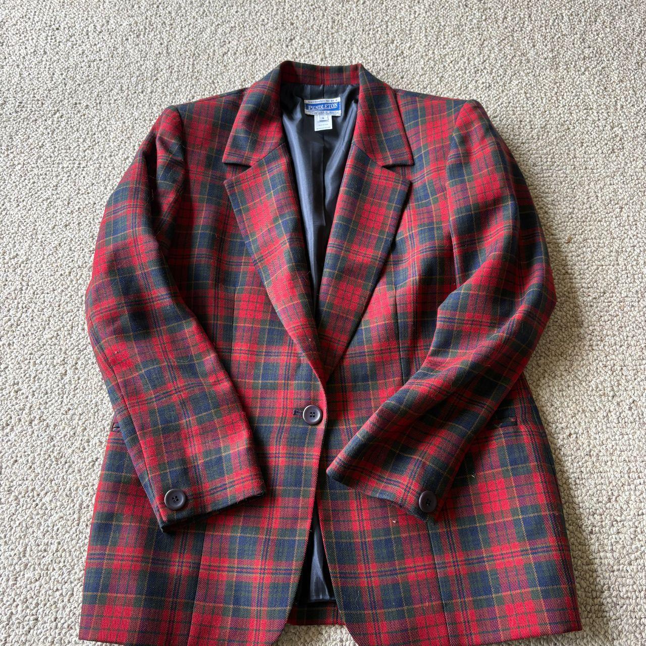 Pendleton Women's Tailored jacket - Red/Multi - 6… - image 2