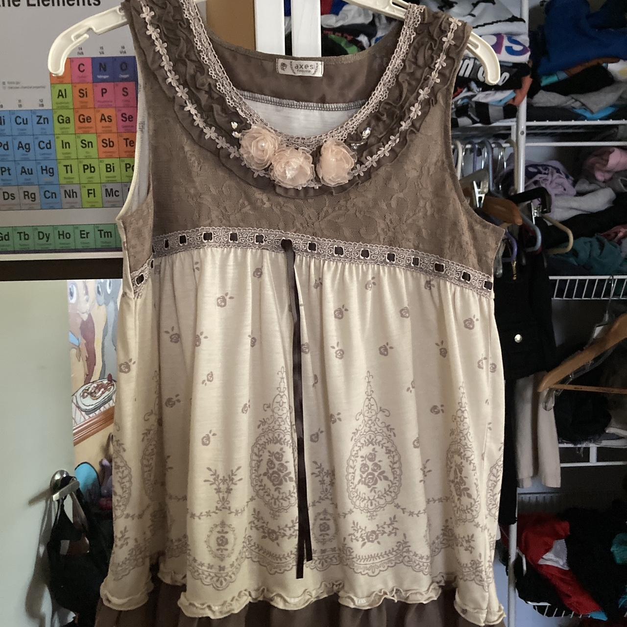 Gyaru axes femme Japanese brand blouse Perfect for... Depop