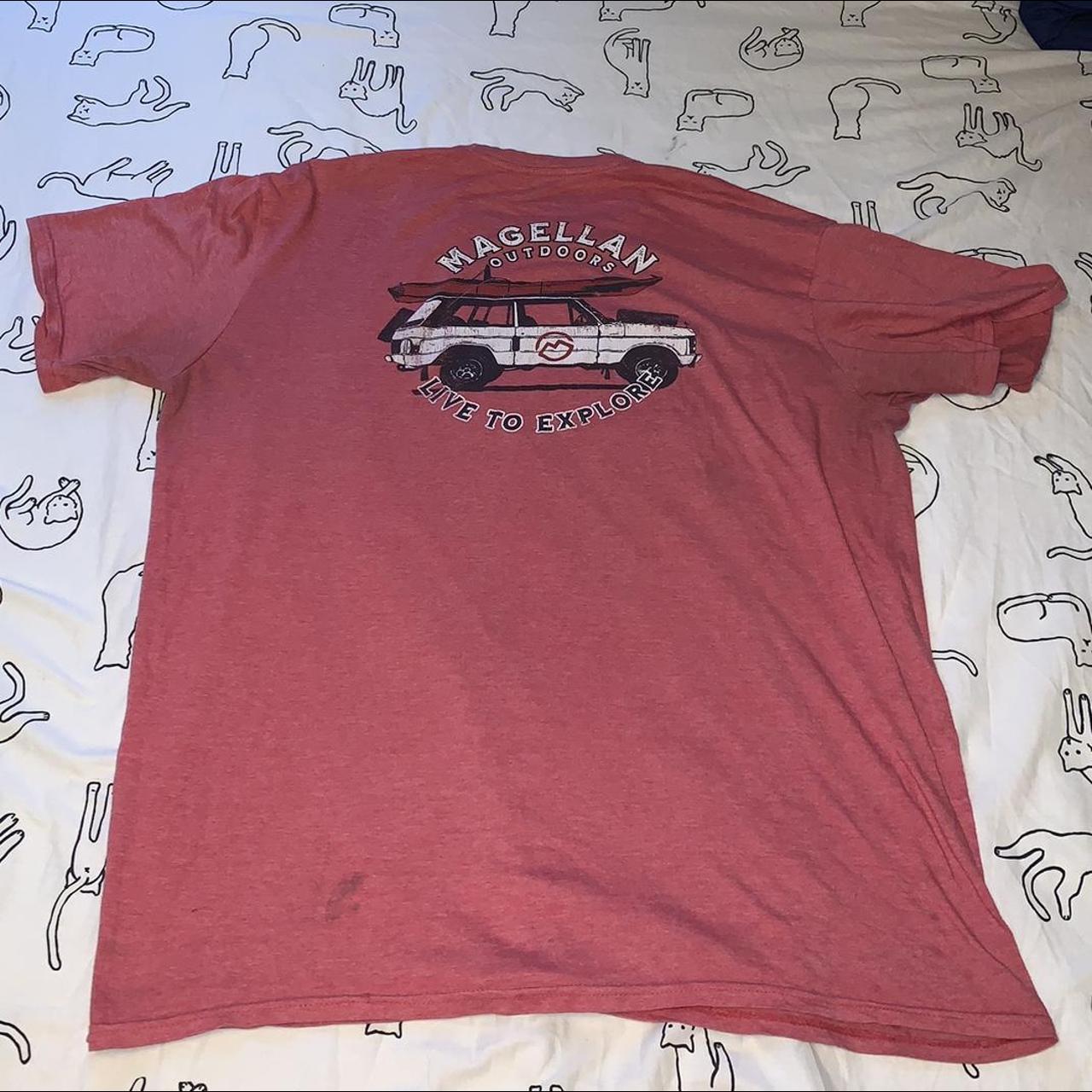 Pink Magellan Outdoors fishing shirt. This preloved - Depop