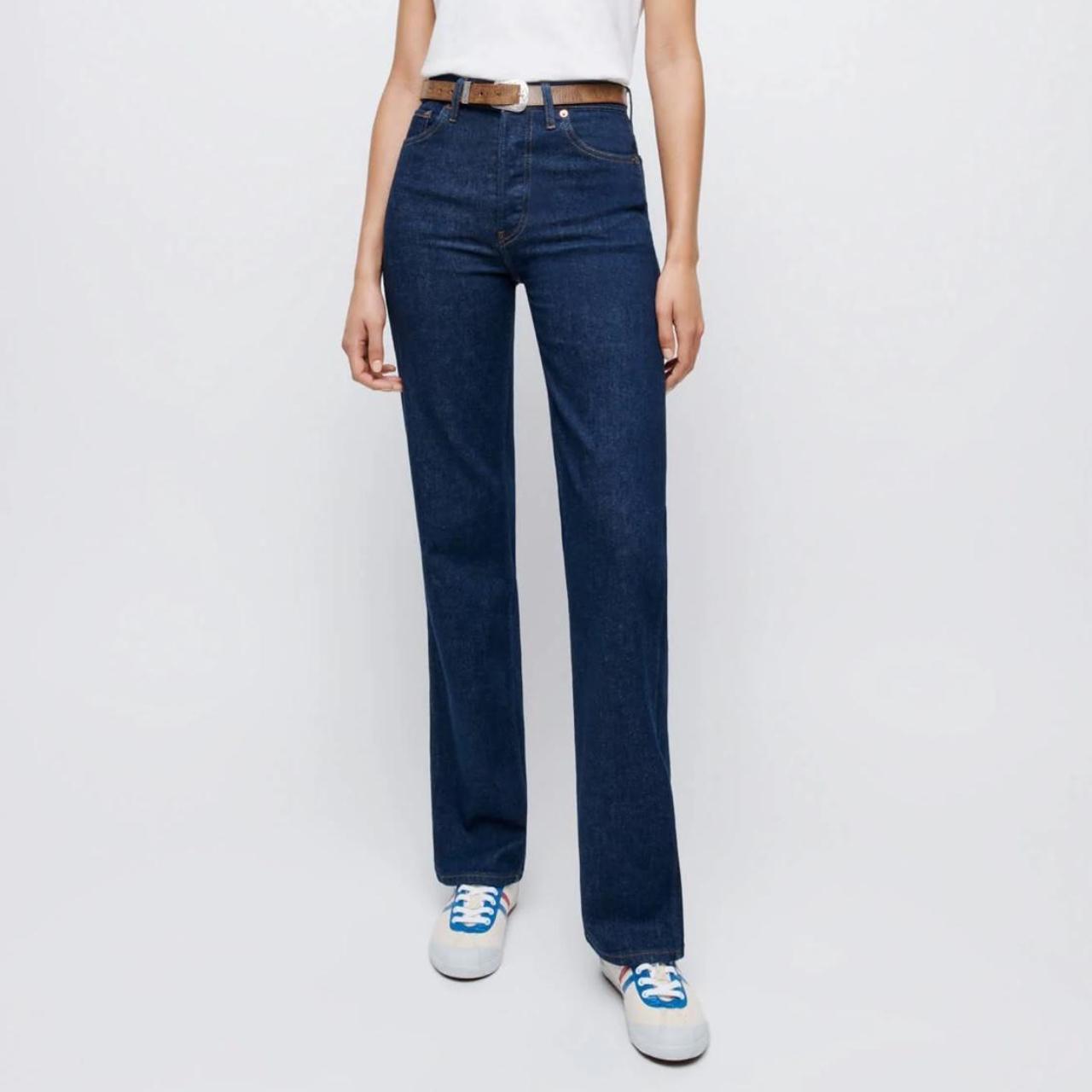 RE/DONE Women's Navy Jeans