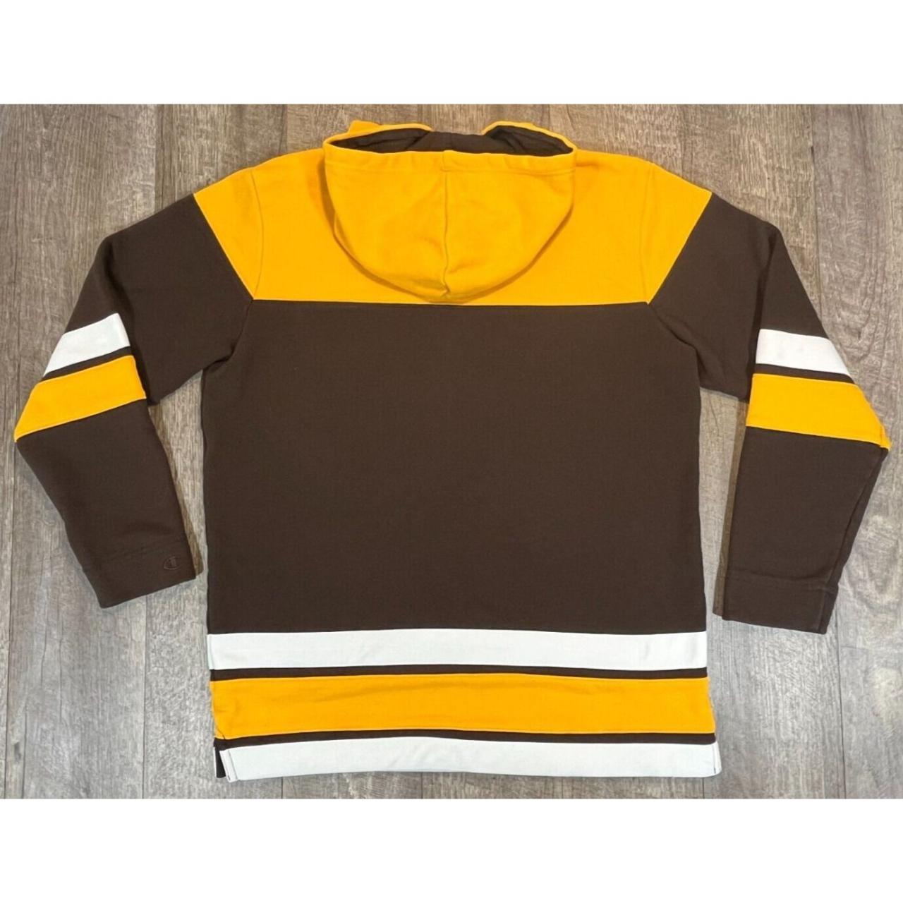 Men's Brown Wyoming Cowboys Long Sleeve Hoodie T-Shirt