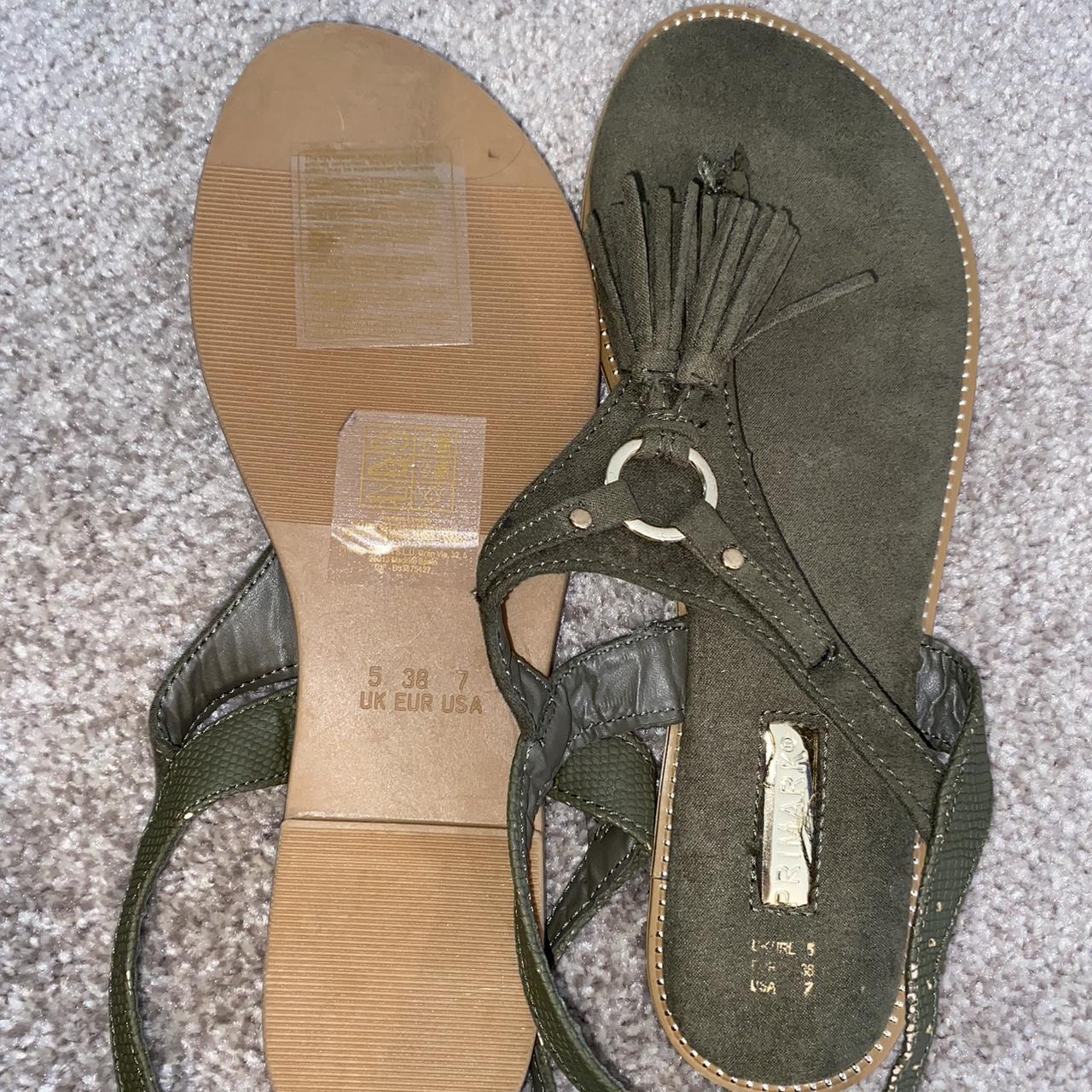 New look sales khaki sandals