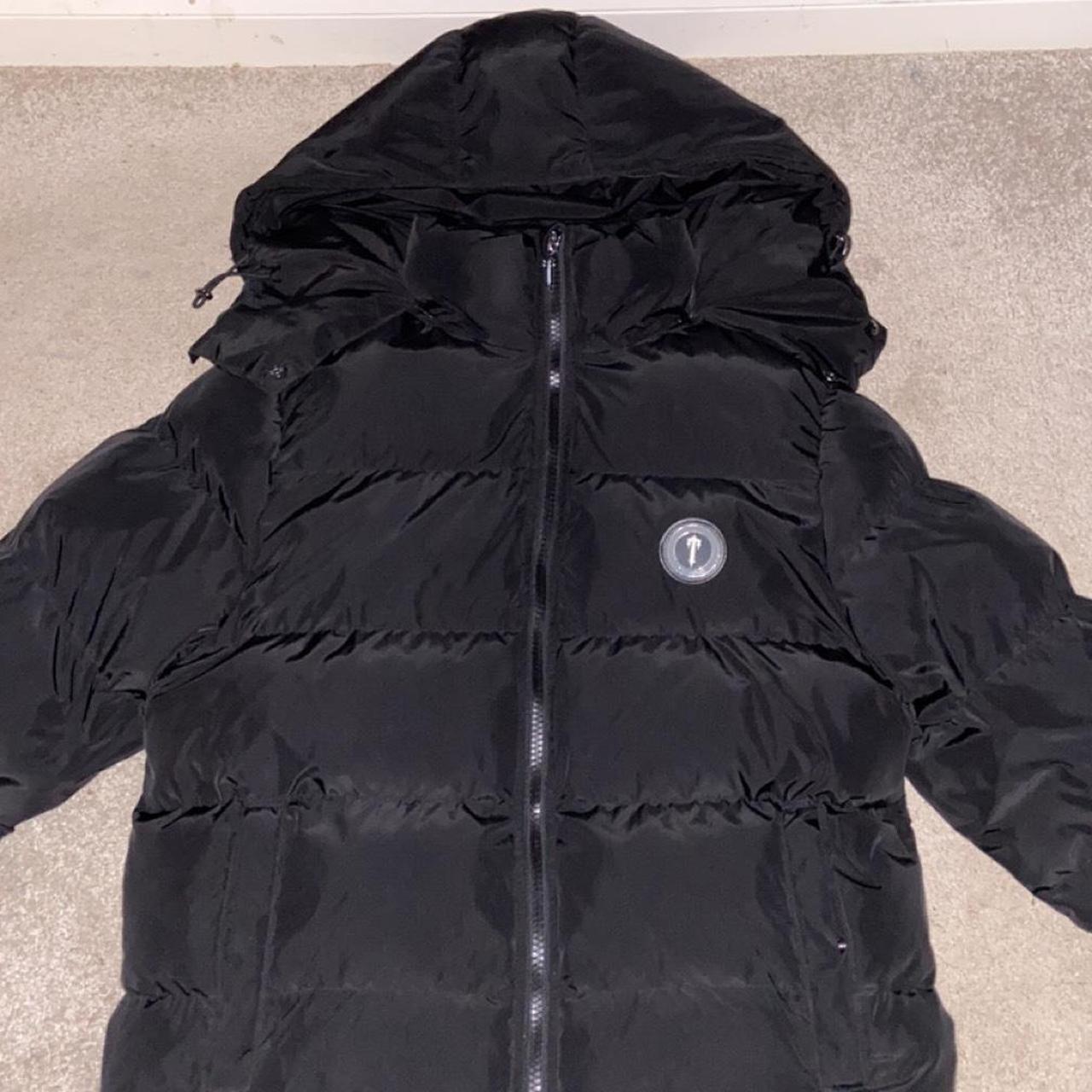 Black trapstar coat Depop