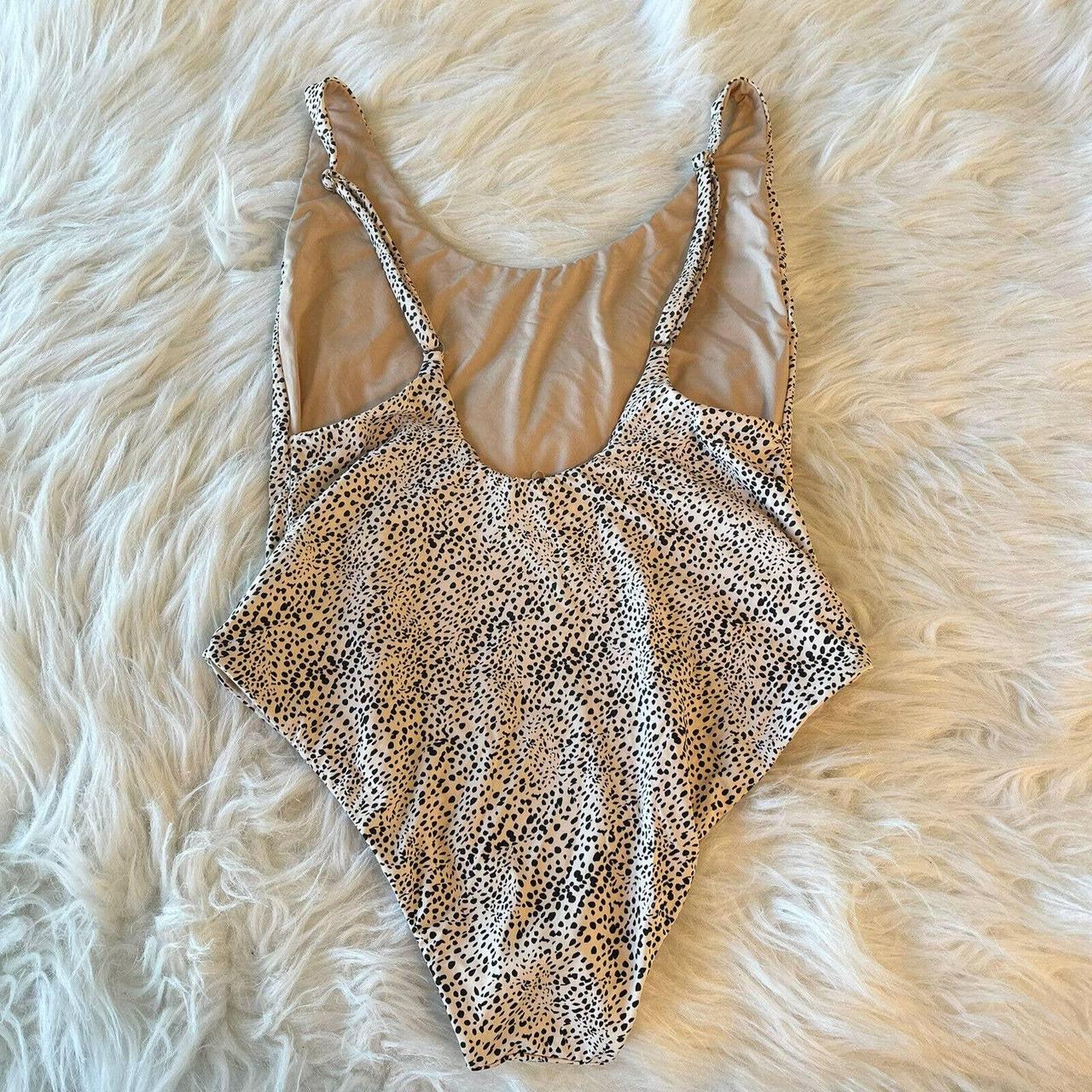 Lulus Women's Tan Swimsuit-one-piece | Depop