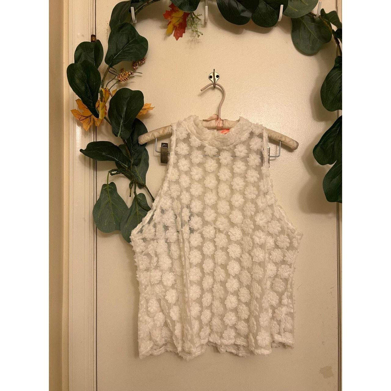 Source Unknown Women's Blouse - Cream - M – Y2K F… - image 1