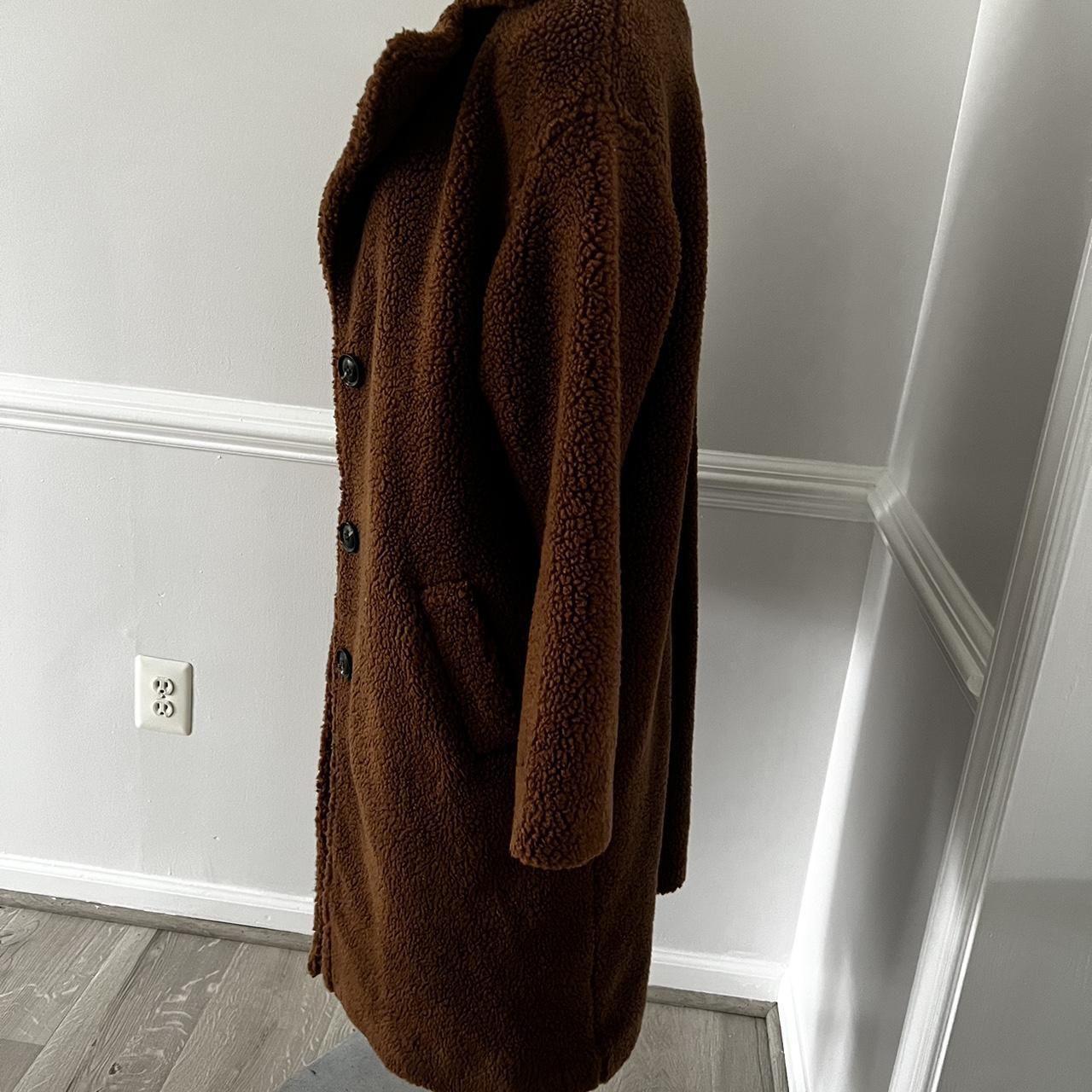 Sherpa trench coat Free shipping! Firm price Depop