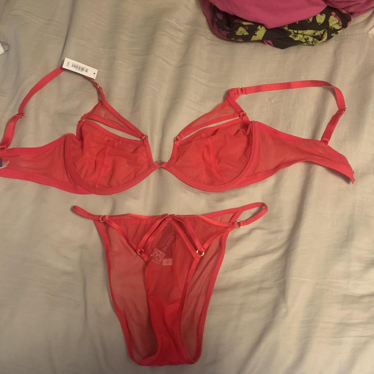 Adore me bra and underwear set - or sold as - Depop