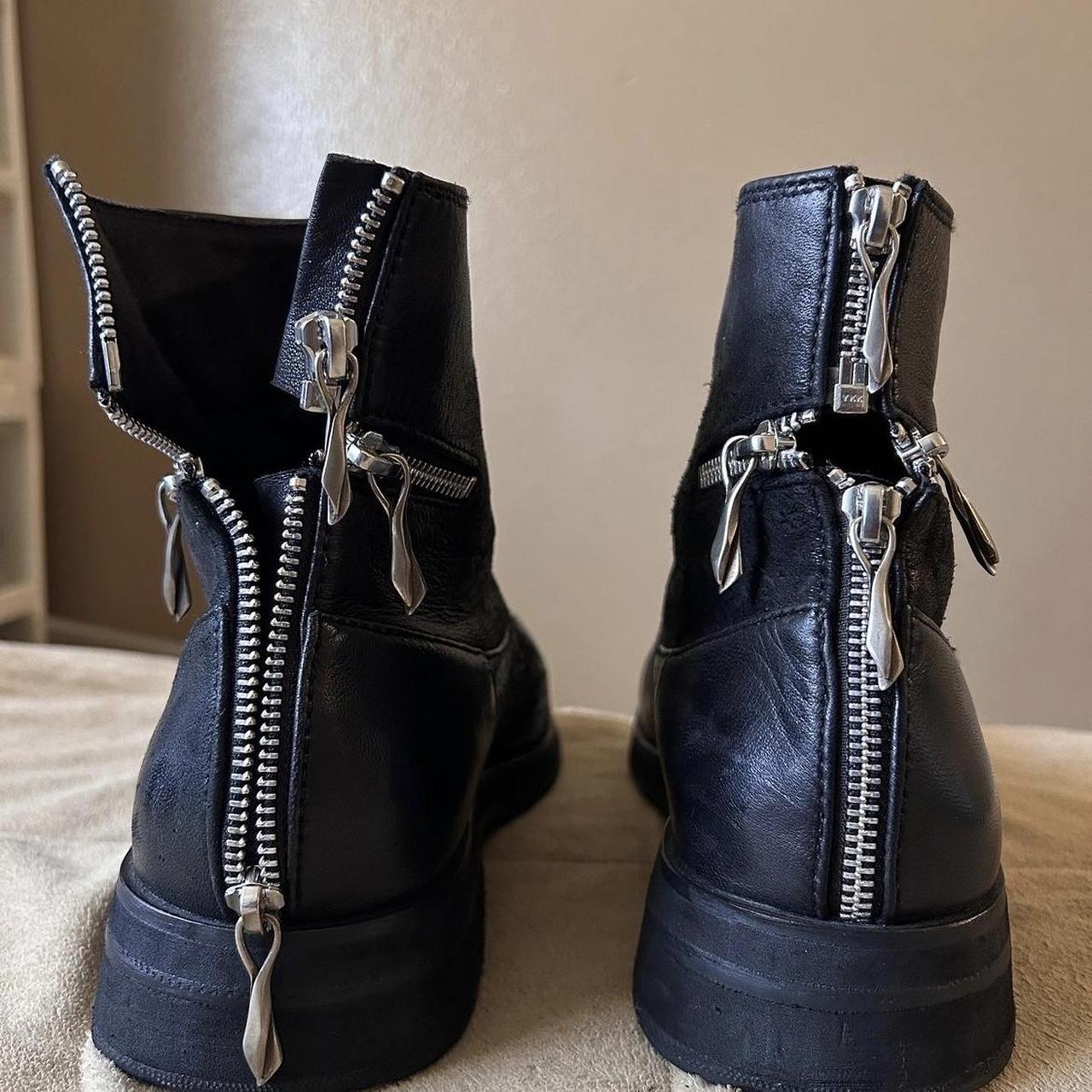 Looking for 14th addiction cross zip boots US 13 | Depop