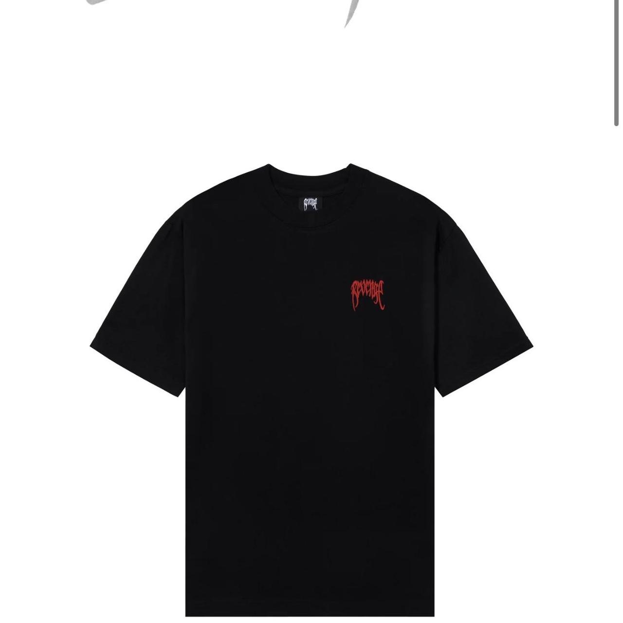 Brand New Revenge Black/Red Embroidered Basic Tee😈...