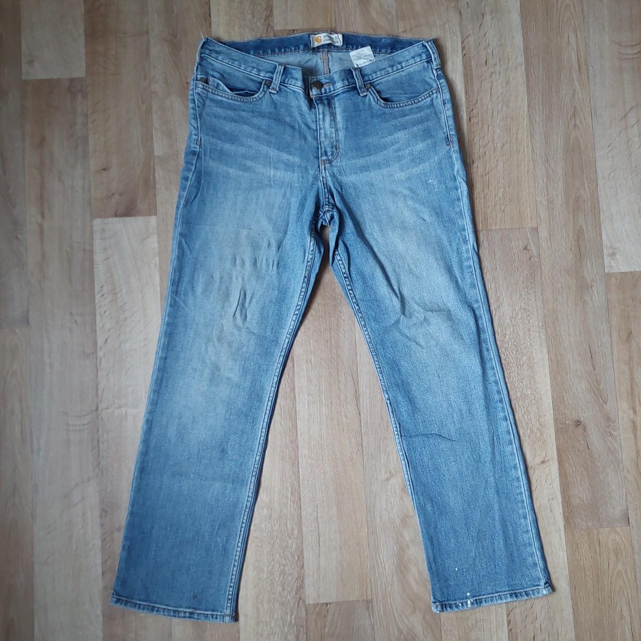 DETAILS: Carhartt straight-leg original-fit jeans... - Depop