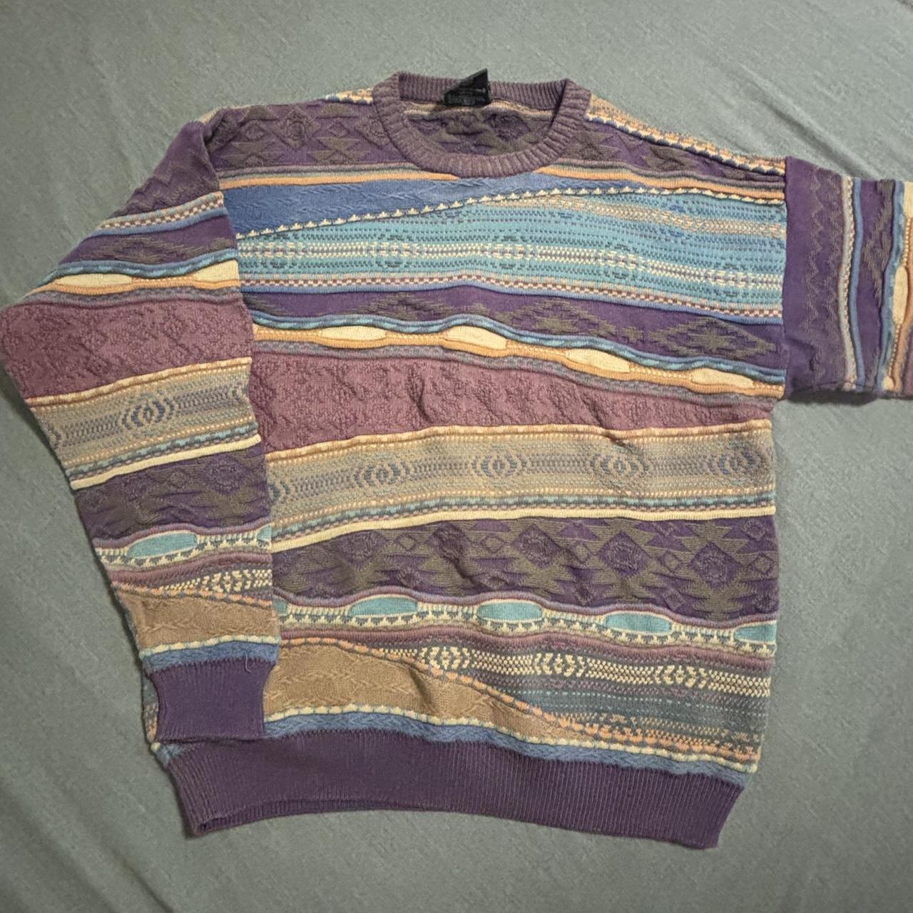Coogi Men's Sweater - Multi/Purple - L – Authenti… - image 1