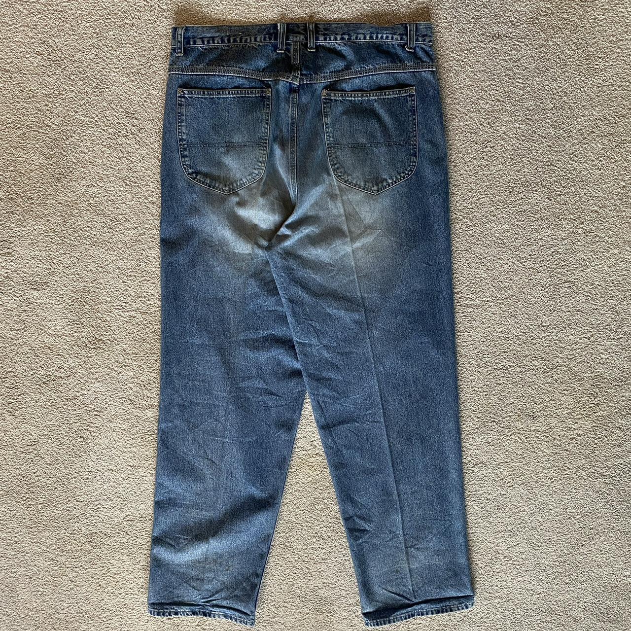 90s Baggy Maurice’s Wide Leg jeans (38x34) very... - Depop