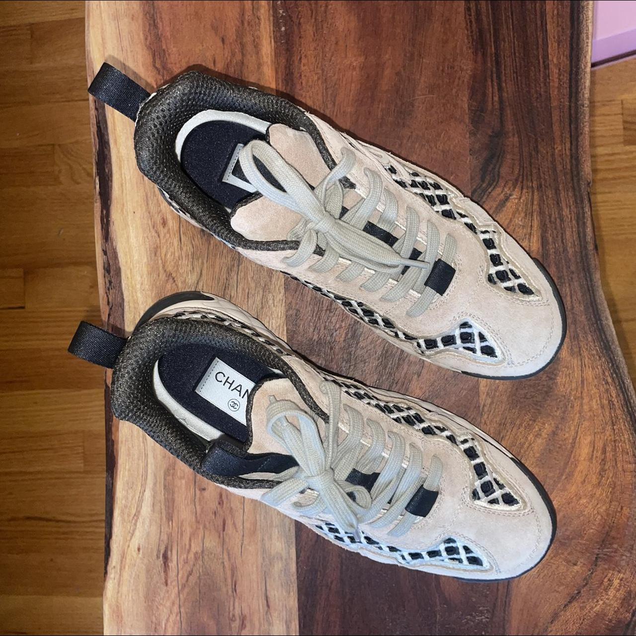 CHANEL TRAINERS Only worn once Authentic - Depop