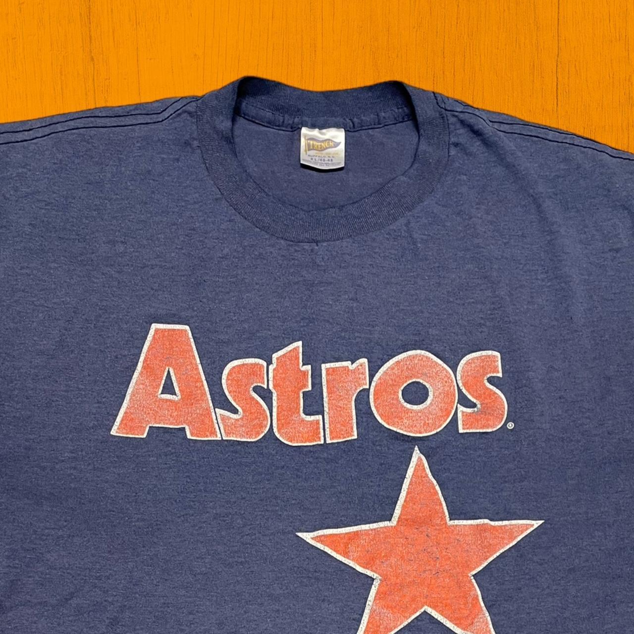 Vintage 80s Houston Astros Sleeveless T-Shirt - - Depop