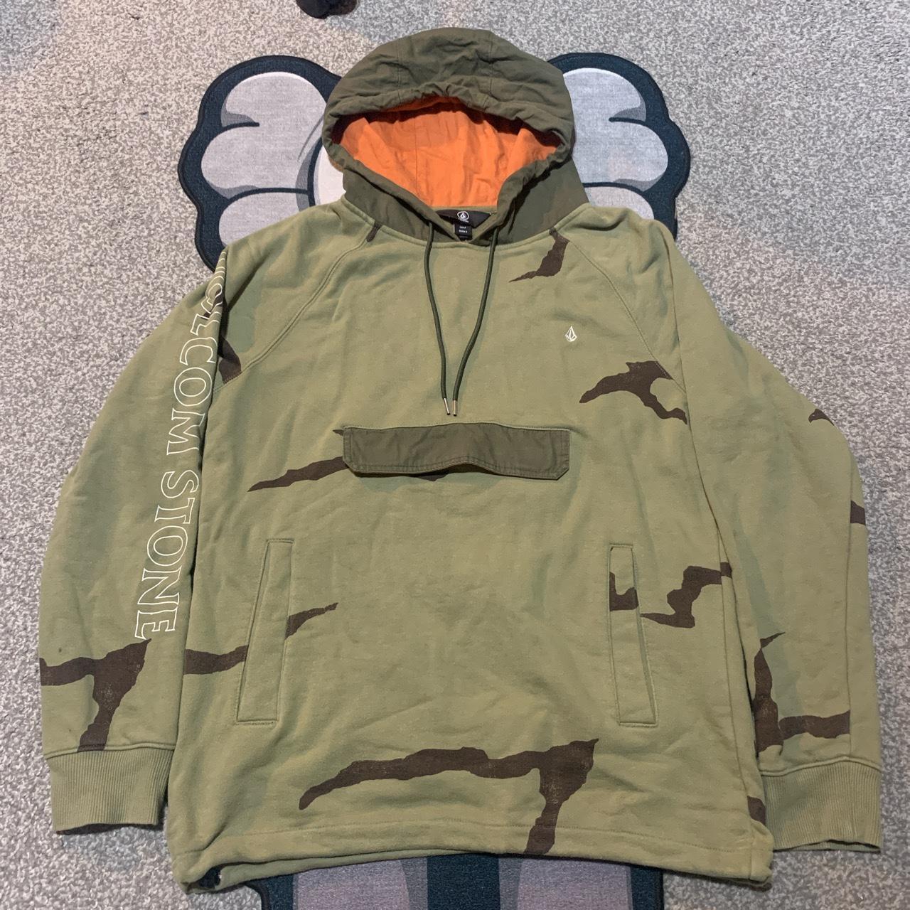 Camo volcom hoodie Much more subtle camo then many... - Depop